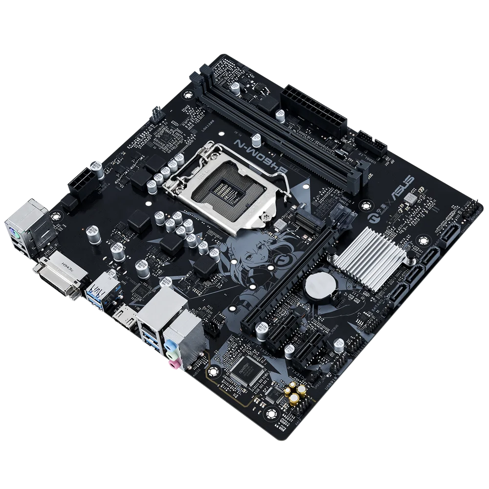 ASUS B460M-N Motherboard Intel B460 LGA 1200 DDR4 M.2 support Core i3-10100 10400 10700 10900 G6505 cpu