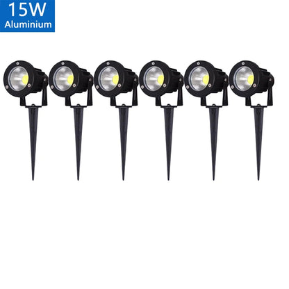 LED Spjutlampa Trädgård & Gång – IP65, 5W/10W/15W, Varmvit/Kallvit/RGB, AC85–265V & DC12–24V