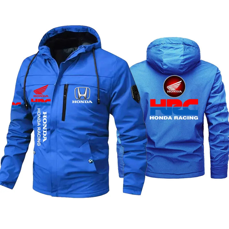 Motorcykeljacka i Racing-stil – Lös Passform, Herr, S–XXXL
