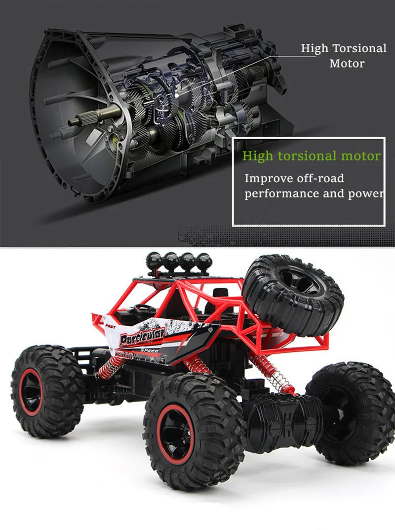 1:12 4WD RC Bil 2.4G Radiostyrd Terrängbil