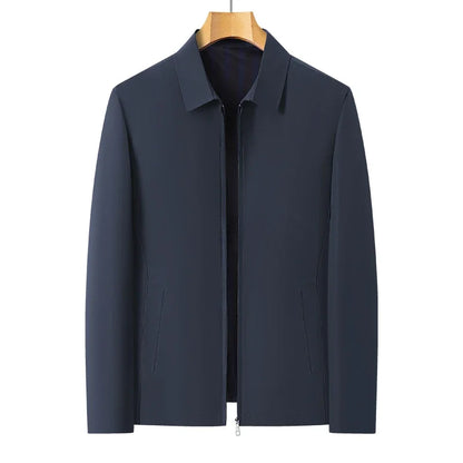 Herr Businessjacka – Smart Casual Kavajtröja med Nedfälld Krage, Vår & Höst, 4 Färger