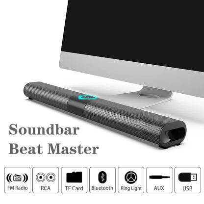 Wireless Bluetooth Sound Bar Speaker System Super Power Sound Speaker Wired Wireless Surround Stereo Home Theater TV Projector