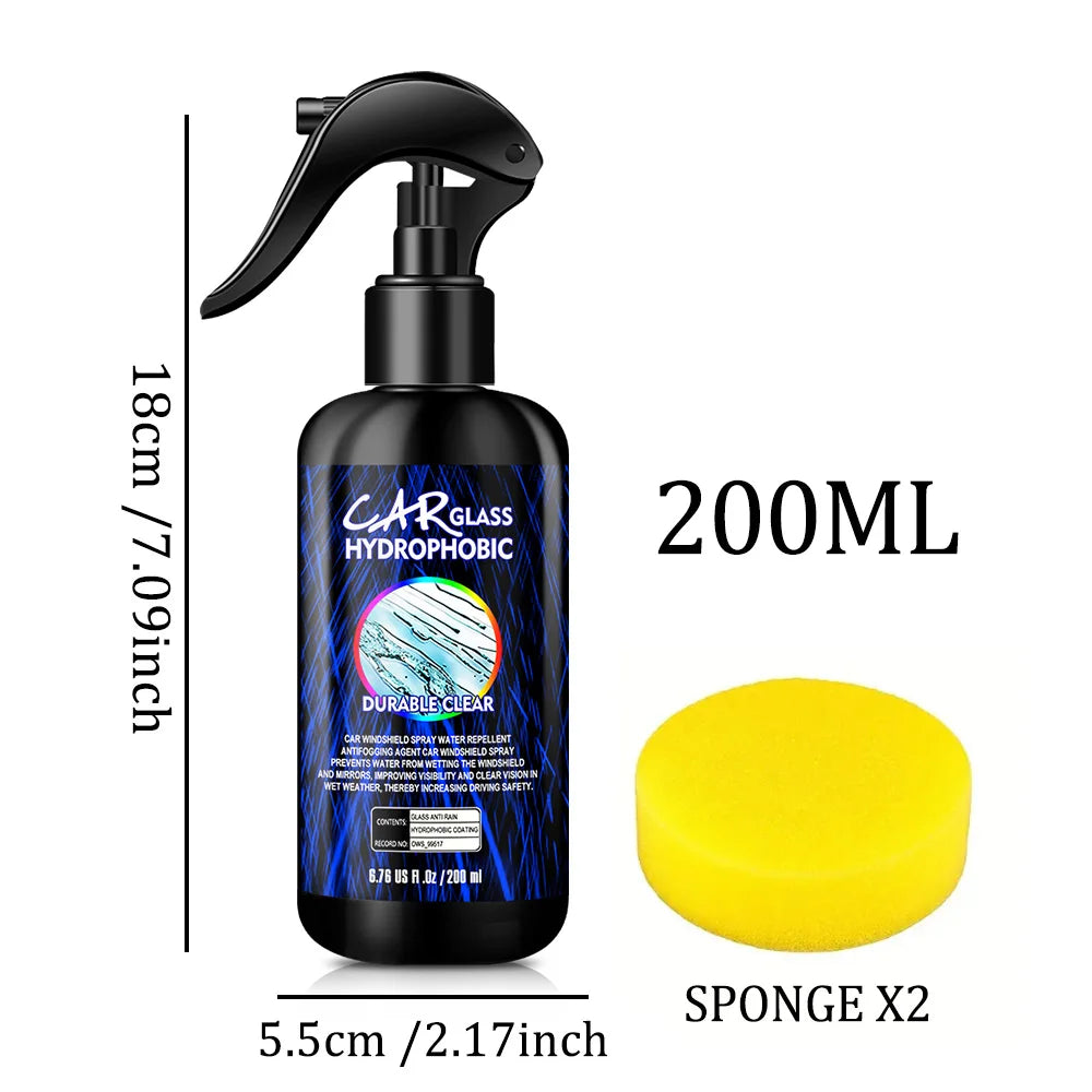 Car Water Repellent Spray Anti Rain Coating For Cars Glass Hydrophobic Anti-rain Liquid Windshield Mirror Mask Auto Chemical Age