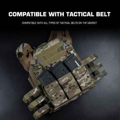 Taktisk FAST 5.56 Trippel Magasinväska Medium för Molle-system