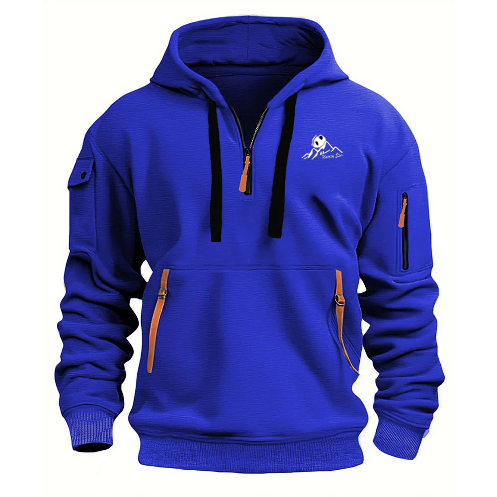 Men's Motorcycle Hooded Sweatshirt, 2D Printed Sports Jacket, Fashionable Men's Pullover Shirt, Factory Price upon Purchase