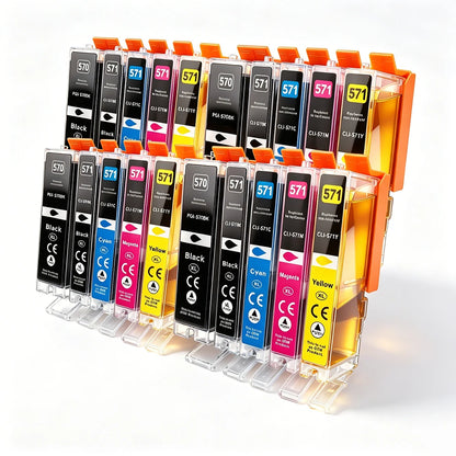 InkGarden 570 571 XL Bläckpatron 570XL för Canon PGI-570 CLI-571 Kompatibel PIXMA MG5700 TS5055 TS9050 TS9055 Skrivare