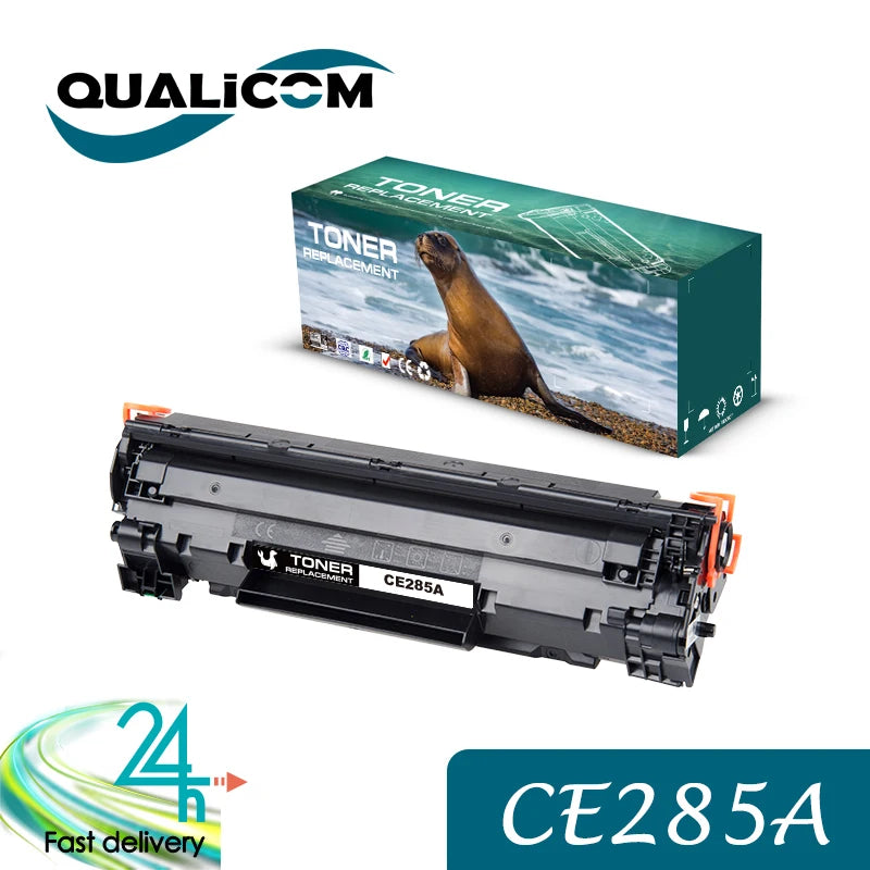 Qualicom CE285A 85A Kompatibel Tonerkassett för HP LaserJet