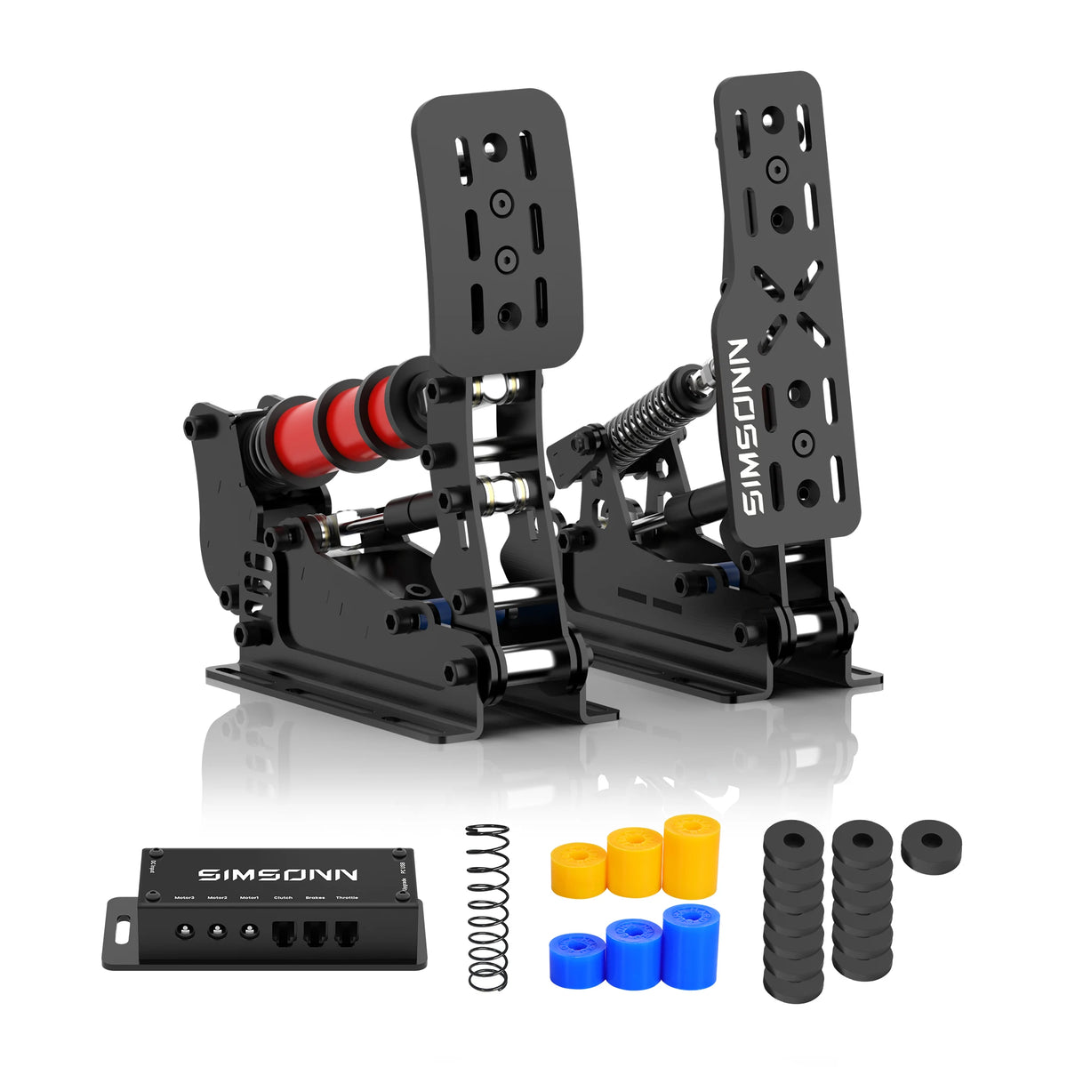 SIMSONN Plus X Sim Racing Simulator Pedal PC Simracing Pedals Support VAM Series Vibration Motor Driving Game Accessories