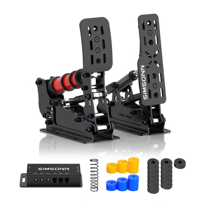 SIMSONN Plus X Sim Racing Simulator Pedal PC Simracing Pedals Support VAM Series Vibration Motor Driving Game Accessories