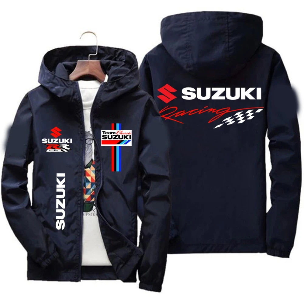 Suzuki Racing Jacket Herr – Vindtät Casual Sportsjacka Vår & Höst