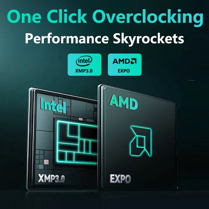 GUDGA DDR5 Desktop Memory RAM 8GB 16GB 32GB 4800MHz 5600MHz 6400MHz DIMM with Aluminum Heatsink for Desktop Computer PC