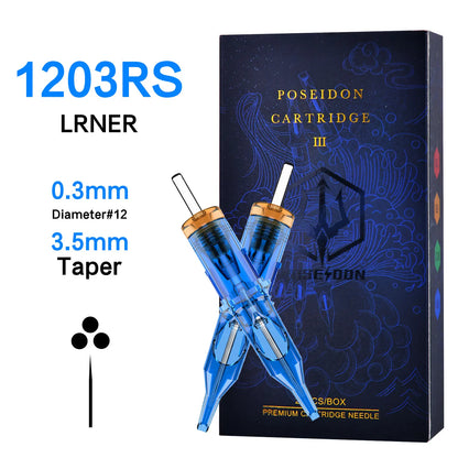 10Pcs POSEIDON V3 Pro Tattoo Needles High Quality Disposable Permanent Makeup Tattoo Cartridge Needles For Tattoo Machine