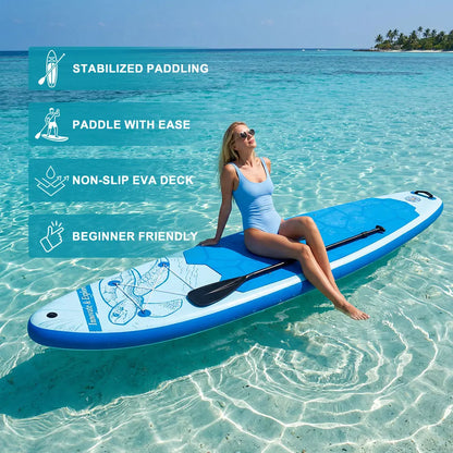 Uppblåsbart SUP-bräde InnoExpo med tillbehör – 320–350 cm