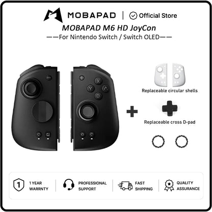 MOBAPAD M6 Controller For Nintendo Switch OLED Joypad with Hall Joystick HD Vibration Console for Switch NS OLED Gamepad