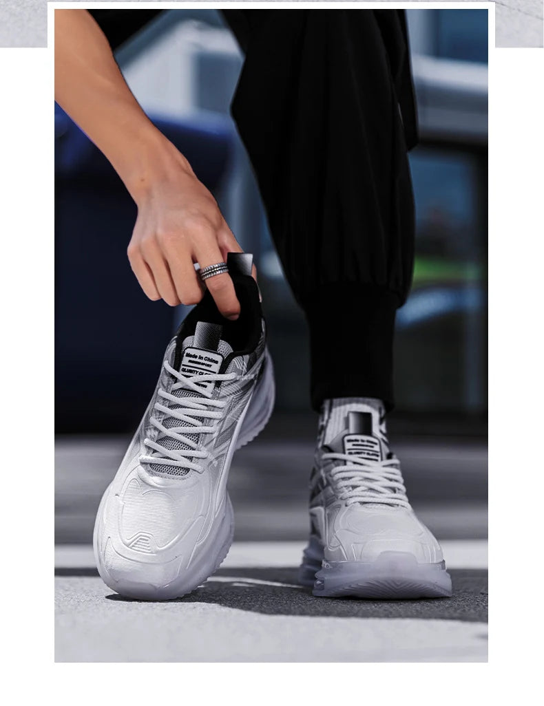 Men's Fashionable Basketball Shoes Air Cushioning Comfortable Non-Slip Breathable Shock-Absorbing Men's Outdoor Activities