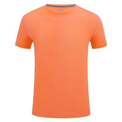 Herr Sport T-Shirt 2026 – Anpassningsbar Logotryck Brodyr Elastisk Quick Dry 9 Färger Asian S–4XL