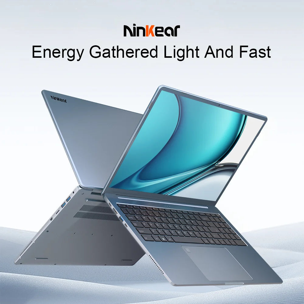 Ninkear Laptop 16 Inch 2.5K 120Hz Display, Intel Core Ultra 5 125H AI Laptop, 16GB DDR5 RAM 1TB SSD, WiFi 6 Bluetooth 5.2, Backlit Keyboard Fingerprint, Professional Laptop for Work Creation