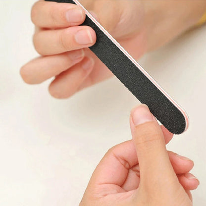 5Pcs Emery Board Nail Files, Straight Sandpaper Files for Nail Art DIY Manicure