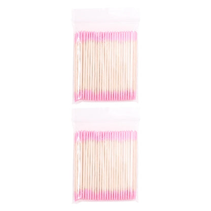 1/2/5/10PCS Nails Disposable Wood Cotton Swab Double Head Clean Sticks Manicure Cuticle Pusher Nail Polish Remover Art Tool