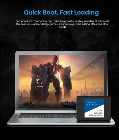 [Brand+] Original 2.5 Inch SATA III SSD Internal Solid State Disk 1TB 2TB SATA3 Hard Drive High Speed SSD for Desktop Laptop PC