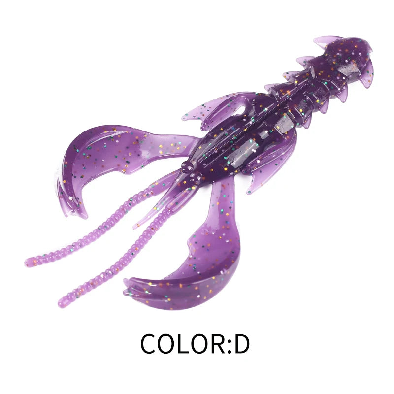 Supercontinent CRAZY nimble Total length 8cm/4.2cm Lobster Soft Lure Fishing Lures Attractive Shrimp odor salt Wobbler