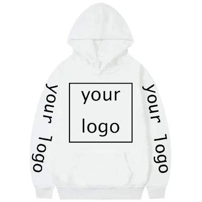 Zip-up Hoodie med Eget Tryck – Fleece, Huva & Dragkedja | S–XXXL