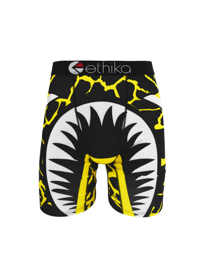 ETHIKA Herrboxers – Andningsbar Mesh-kil, Tryckta Mönster, Plus Size S–3XL