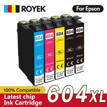 T604 Bläckpatron med Chip för Epson Expression Home och WorkForce