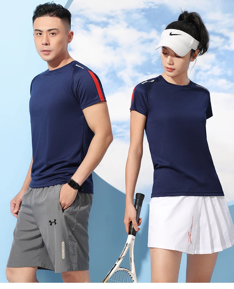 Sport T-shirt med Eget Tryck – Quick Dry, Kortärm, Unisex | S–4XL