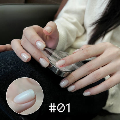 1-24pcs WS Jelly Jade Nude Pink Gel Nail Polish Natural Pink Translucent Color LED UV Gel Soak Off For Home Salon Nail Art DIY