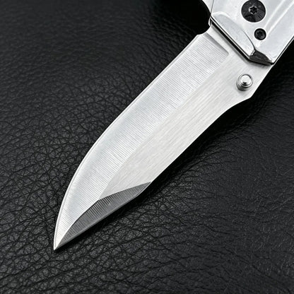 TOP Quality Folding Pocket Knife 420 Steel+walnut Wood Handle 5Cr13Mov Blade Portable Outdoor EDC Hunting Utility Knife