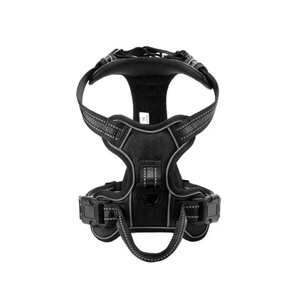 Justerbar Hundsele med Reflex – Andningsbar Oxford-väst, No-Pull, S–XL, 8 Färger