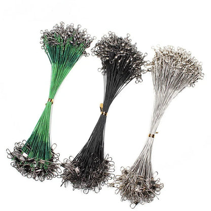Stålförtommar med Svivel – 20-pack, 15/20/30cm, Betsskyddad Wire