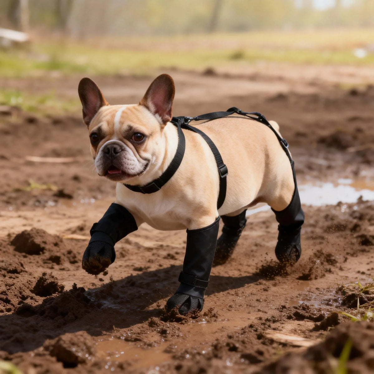 Waterproof Dog Boots Anti-Slip Dog Shoes Pet Paw Protector Dog Rain Booties Dog Outdoor Sock Shoes for Walking Running Hiking