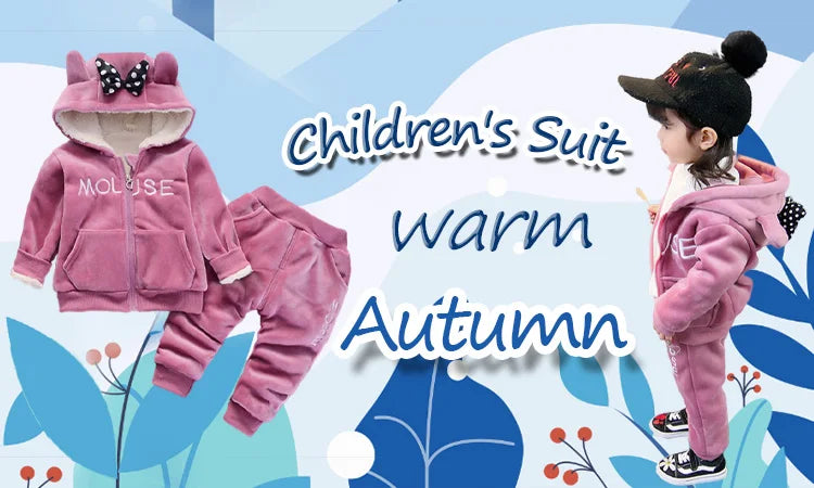 Baby & Barn Flanell Pyjamas Set – Tecknad Björn Fleece Mjuk Unisex Höst/Vinter Storlek 80–130 (1–6 år)