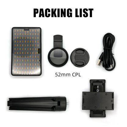 Wireless Tattoo Machine Kit Tattoo Fill Light 52mm CPL Lens Filter Tattoo Kit Rotary Tattoo Pen Power Supply Makeup Beginner Set