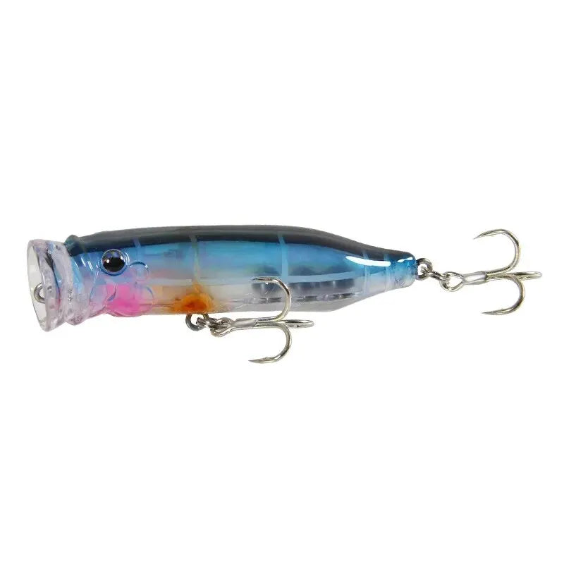 1Pcs Fishing Lures 7cm/9.4g Popper Bait 2024 New Topwater Plastic Artificial Hard Bait Crankbait Wobblers Perch Fishing Tackle