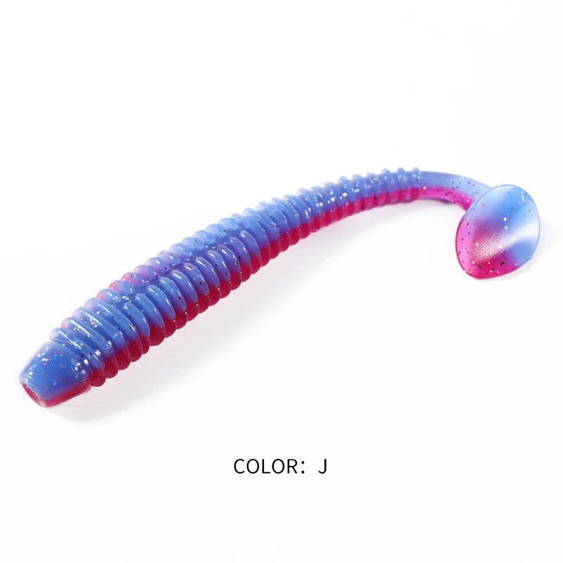 Supercontinent Impact Ring Shad Fishing Lure Soft 63mm 80mm 97mm Plastics Baits Swimbait Jigging Lure Artificial Baits