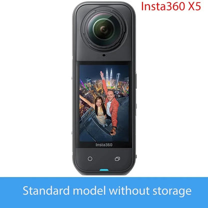 Insta360 X5 Waterproof Action Camera 8K 360° HDR Video Enhanced Low Light Replaceable Lenses 3H Battery Life Triple AI Chip