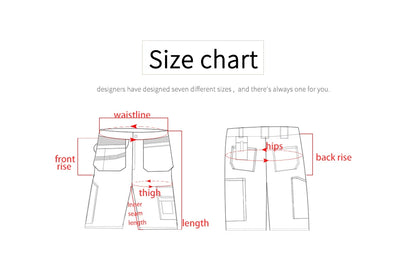 Men's durable multi-pocket work pants cargo work shorts workwear for Men