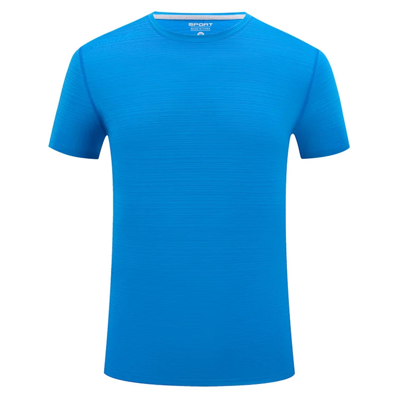 Herr Sport T-Shirt 2026 – Anpassningsbar Logotryck Brodyr Elastisk Quick Dry 9 Färger Asian S–4XL