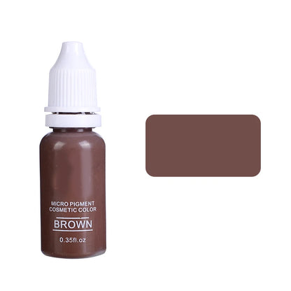 15ml Permanent Makeup Color Natural Eyebrow Dye Plant Tattoo Ink Microblading Pigments For Tattoos Eyebrow Lips Eyelash Set