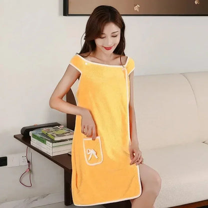 Womens Bath Towels Girls Wearable 135*80Cm Fast Drying Bathing Beach Spa Bathrobes Wash Clothing, Shower Bath And Gym Towel