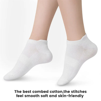10 Pairs 100% Cotton Men Socks Summer Thin Breathable Socks High Quality No Show Boat Socks Black White Gray Short For Students