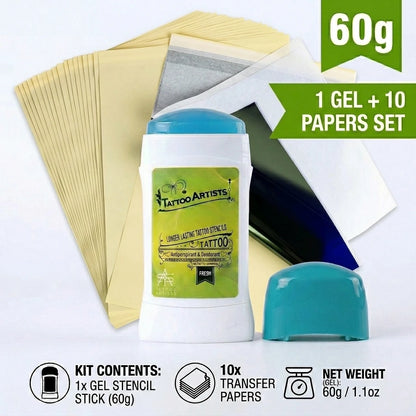 60g Tattoo Transfer Gel Rotatable Long Lasting Transfer Ointment Stencil Primer Cream Gel for Tattoo Stencil Transfer Paper Soap