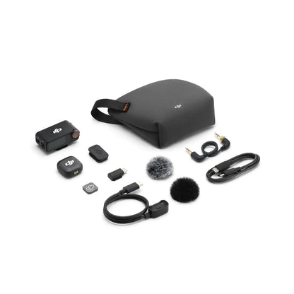 DJI Mic 3 trådlös streamingmikrofon – 32-bit float och brusreducering