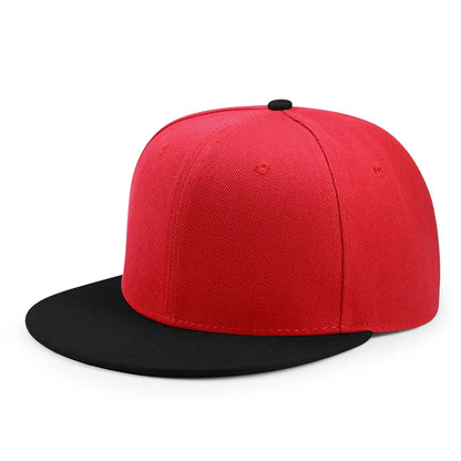 Unisex Cheap Custom Hip hop Flat Trucker Hats For Dance Caps Women Men Solid Color Adjustable Flat Bill Snpback Hat with Logo