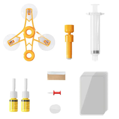 Reparationssats för Bilruta och Mobilskärm – DIY-kit för Hål och Sprickor med UV-lim