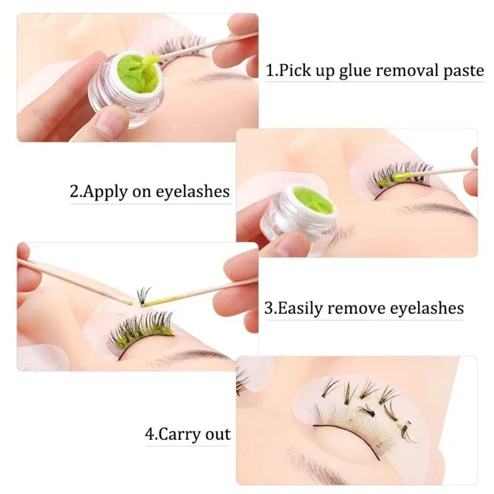 100/300/500 Nails Wooden Tip Cotton Stick Buds Disposable Ultra-Detail Corrector Nail Polish Remover Clean Sticks Manicure Tools