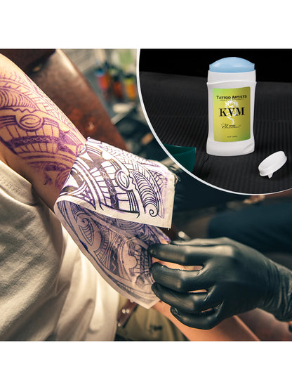 KVM Tattoo Transfer Stick Paste + 4 Layer Thermal Tattoo Transfer Paper Set Clear Long Lasting Tattoo Stencil Kit For Tattoo